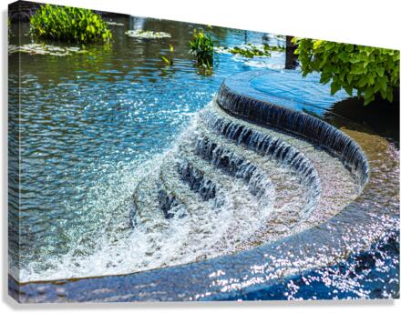 Step Down Waterfalls Canvas Print