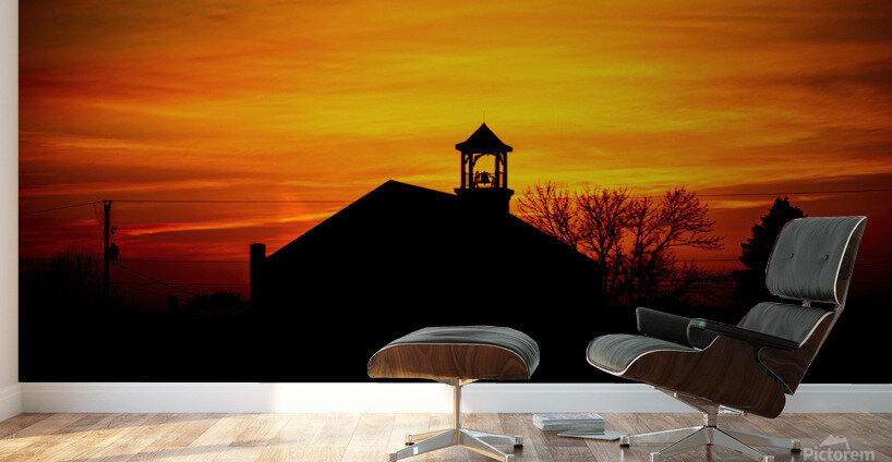 Sunset Church Wall Murals