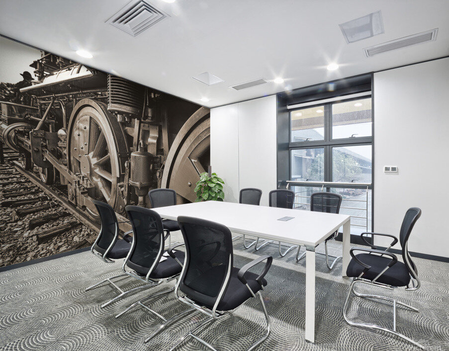 On the Train Wall Printing