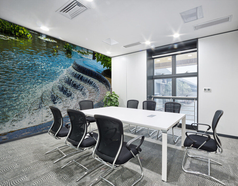 Step Down Waterfalls Wall Printing