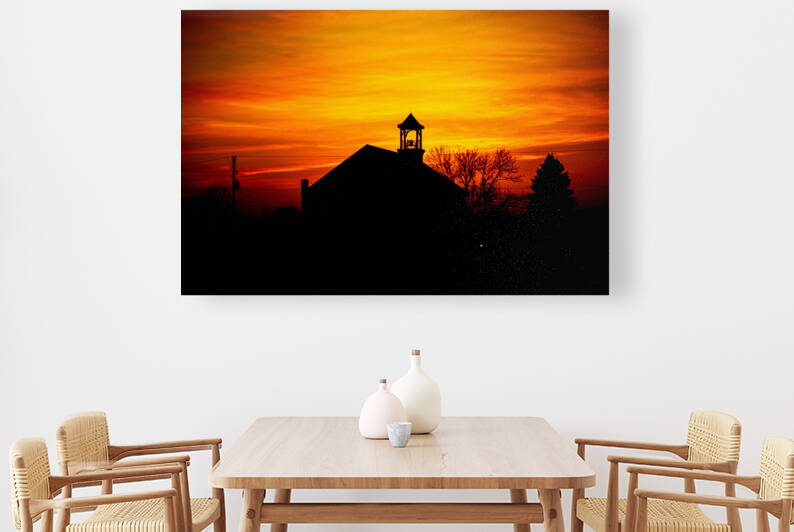 Sunset Church by Nativ